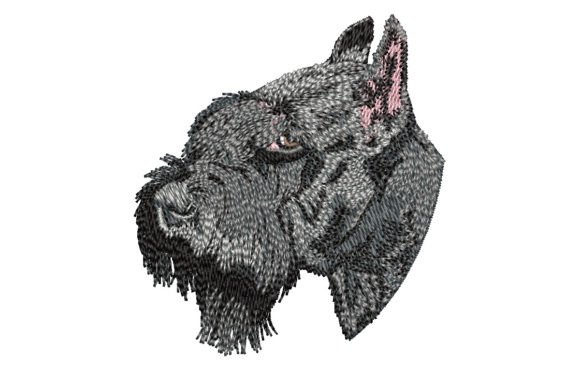 Giant Schnauzer Embroidery Design