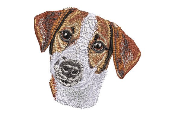 Russell Terrier Embroidery Design
