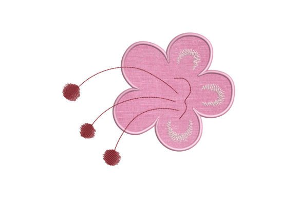 Simple Sakura Flower: A Delicate Spring Embroidery Gem